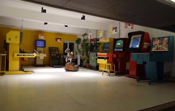 Лофт с ретро-играми