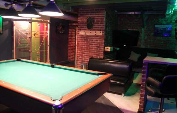 Лофт с бильярдом и приставками в Мытищах