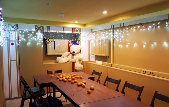 Лаунж-зона для дней рождений, встреч с друзьями и праздников