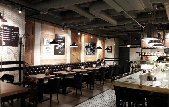 Кафе под закрытие в Деловом Центре 