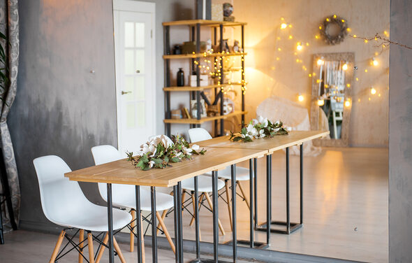 Фотостудия Эффект Бабочки Светлый зал с большими окнами 