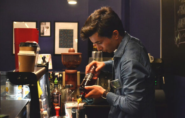 Тайм-кофейня Индиго Атмосферная кофейня под закрытие 