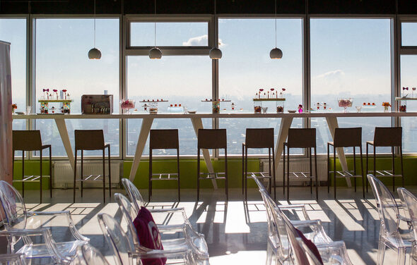 Лофт на 43 этаже с панорамным видом