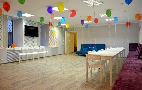 Пространство с кухней