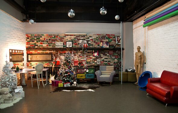 Photoparadise Уютный лофт с кирпичными стенами