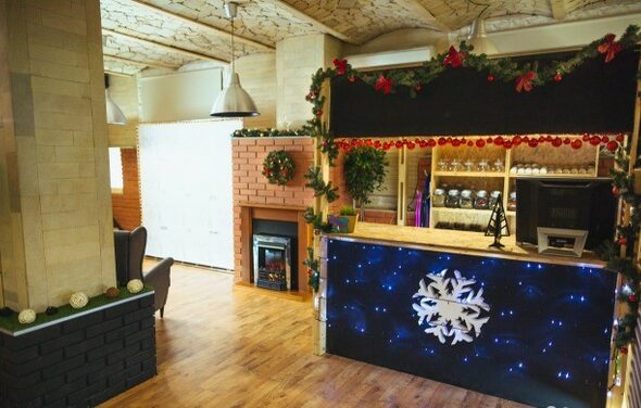 Лофт с барной стойкой