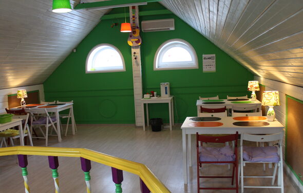 Лофт Домик Лофт в мансарде для праздника