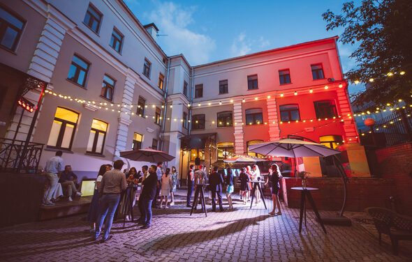 Лофт с внутренним двориком