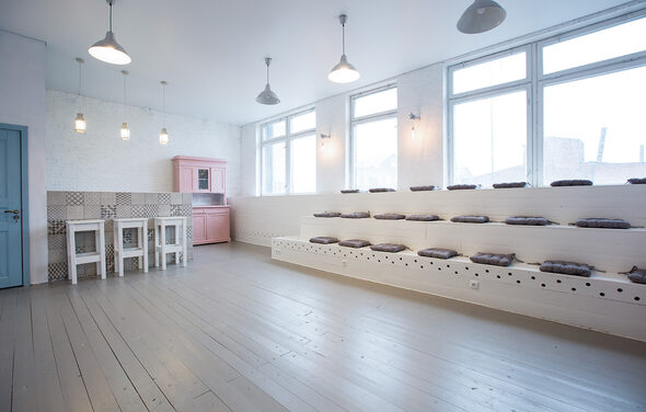 Norka studio Светлая лофт-студия с баром на Студенческой