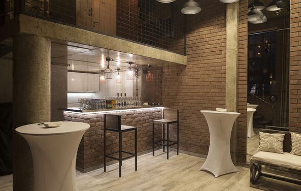 Кирпичный двухуровневый лофт