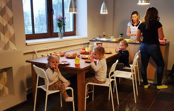 Лофт с кухней в Стрельне 