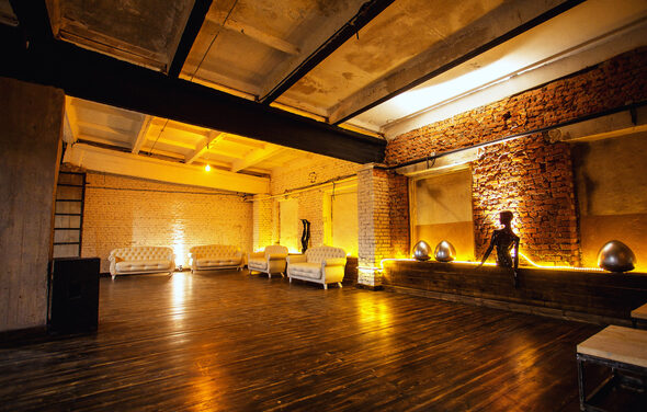 Пространство в классическом стиле loft