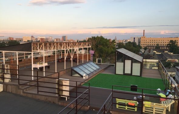 Крыша с навесом для мероприятий любого формата