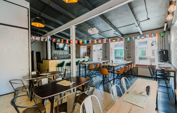 Avrora Bar. Лофт в американском стиле