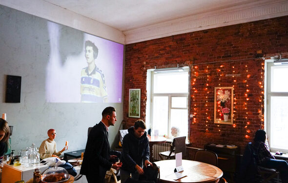 Современное кафе – бывшая княжеская спальня