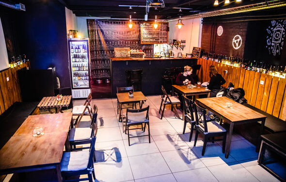 Брутальный бар в стиле лофт под закрытие