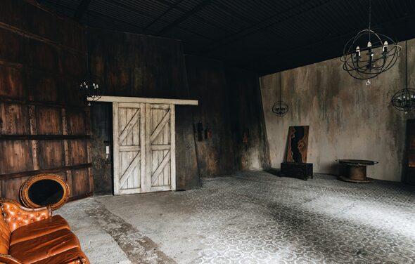 Полигон. Текстурный зал Лофт с фактурными стенами