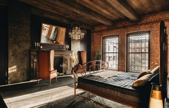 Полигон. Апартаменты  Лофт-апартаменты с камином