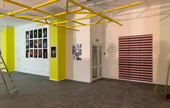 Просторный лофт с колоннами