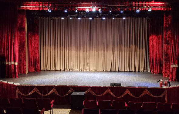 Concert hall seating 500