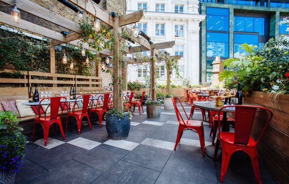 Roof Terrace at Jamie's Italian