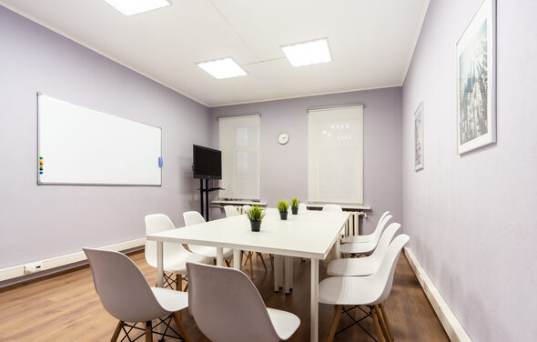 Training room with soundproofing 