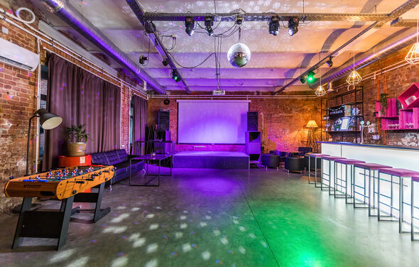 Stylish loft for business and celebratory events