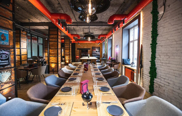 Брутальный кулинарный лофт