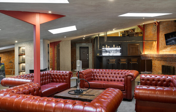 Ретро-лофт в деловом стиле на чердаке Красного Октября