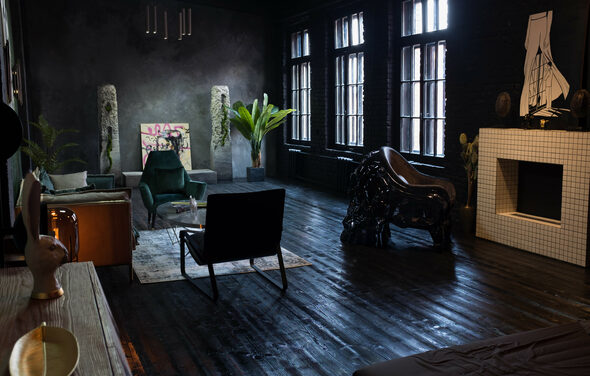 Vanguard Дизайнерский лофт с декорациями