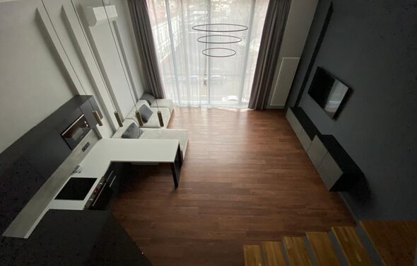 IQ апартаменты Двухуровневый лофт с панорамными окнами