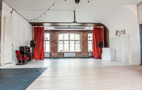 Loft с гостиной