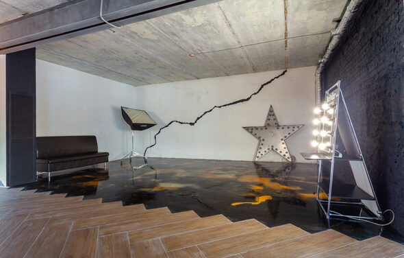 Лофт с белоснежными арками