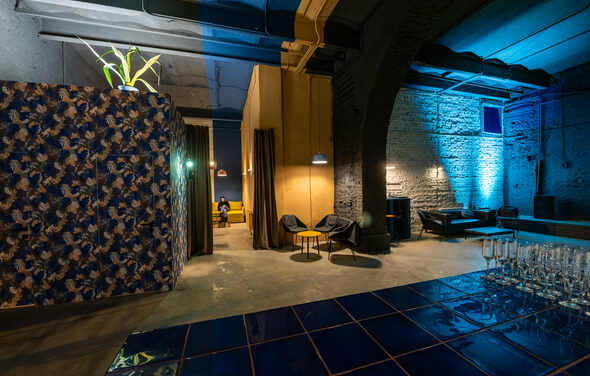 Дизайнерский лофт с высокими потолками