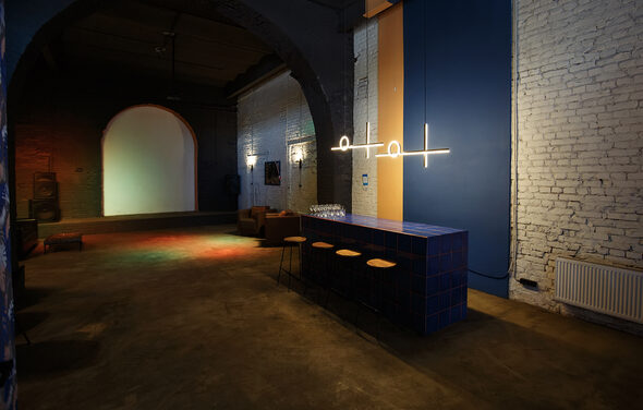 Дизайнерский лофт с высокими потолками