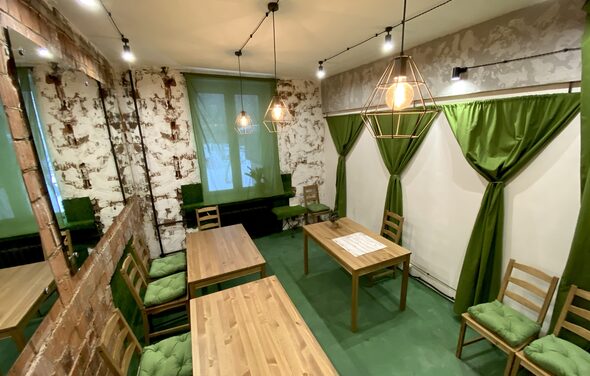 Лофт Кофе Деталька Зеленый зал
