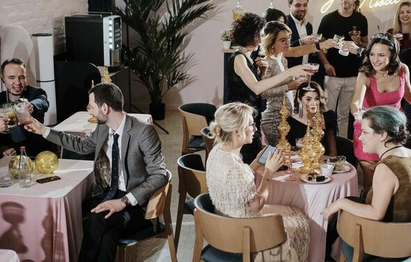 Стилизованный лофт в сине-розовых оттенках