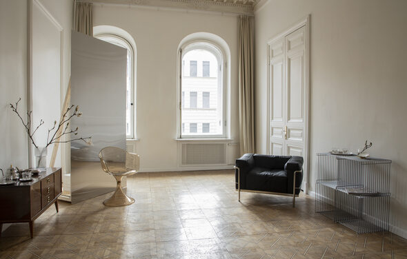 Лофт в бежевых тонах 