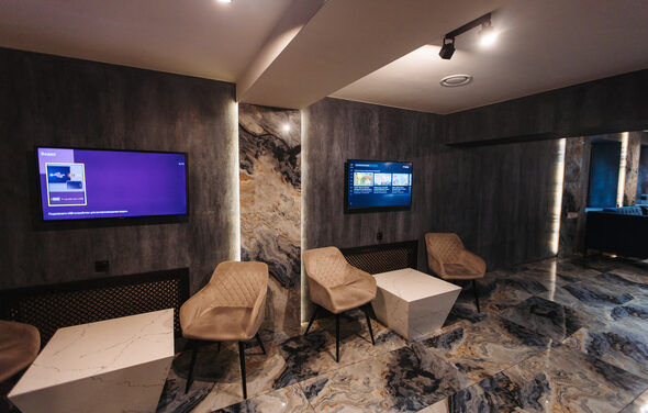 Мраморный лофт для тематических мероприятий