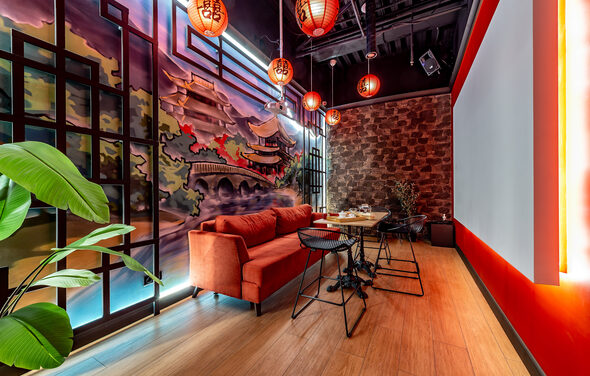 Лофт-зал в китайском стиле