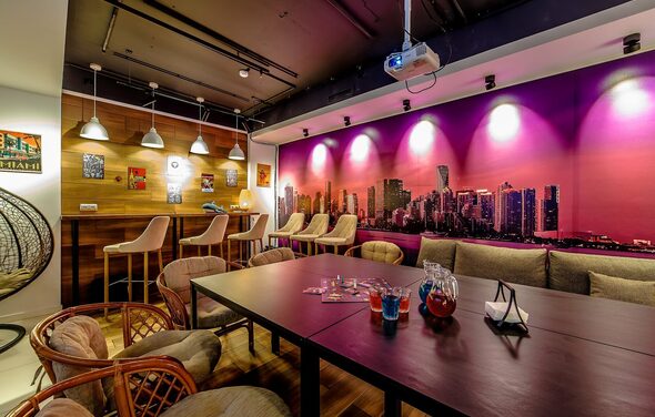 Лофт-зал в стиле большого города