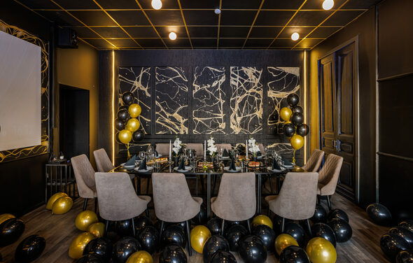 ИглуБар. Black Antique. Стильный лофт в тёмных тонах