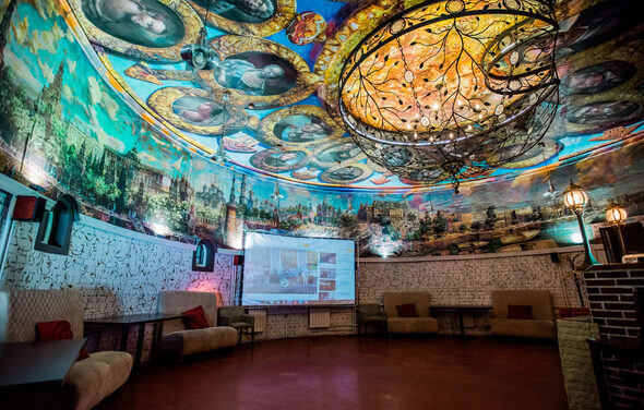 Царский лофт. Круглый лофт со светомузыкой 