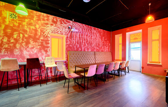 Зал Майами. Светлый и яркий зал в курортном стиле