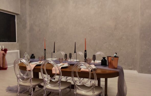 Brooklyn Loft Зал с панорамными окнами в пол