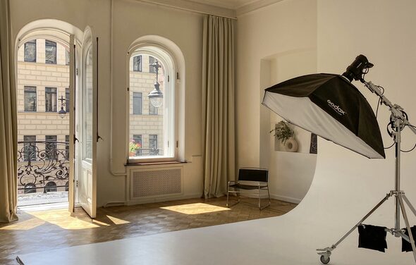 Bedford studio Совмещённые светлые комнаты 