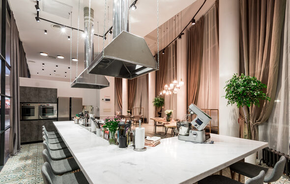 Вкусотеррия Современный лофт с кухней