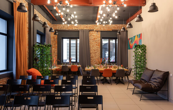 Интерьерный зал в современном стиле