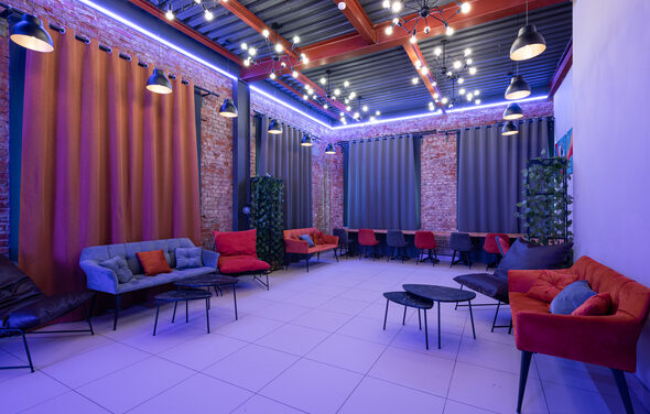 Интерьерный зал в современном стиле