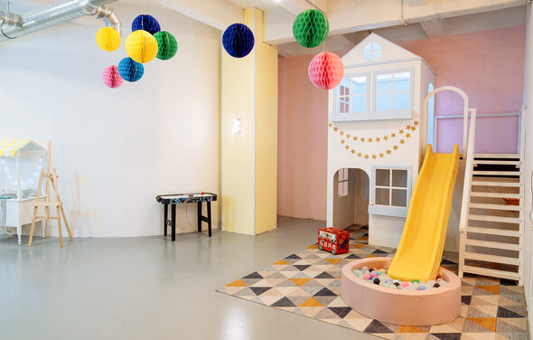 Бейби зал с горкой